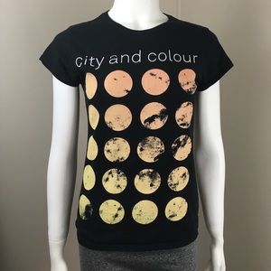 Women’s City And Colour 2014 T-shirt Black Small
